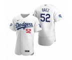 Los Angeles Dodgers Pedro Baez White 2020 World Series Champions Authentic Jersey