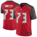 Tampa Bay Buccaneers #73 J. R. Sweezy Red Team Color Vapor Untouchable Limited Player NFL Jersey