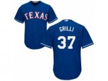 Texas Rangers #37 Jason Grilli Replica Royal Blue Alternate 2 Cool Base MLB Jersey