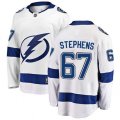 Tampa Bay Lightning #67 Mitchell Stephens Fanatics Branded White Away Breakaway NHL Jersey