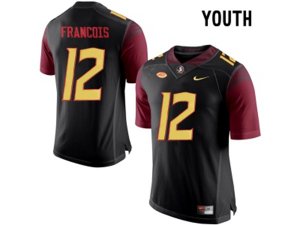 2016 Youth Florida State Seminoles Deondre Francois #12 College Football Jersey - Black