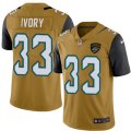 Jacksonville Jaguars #33 Chris Ivory Limited Gold Rush Vapor Untouchable NFL Jersey