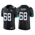 Jacksonville Jaguars #68 Brandon Scherff Black Vapor Untouchable Limited Stitched Jersey