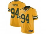 Green Bay Packers #94 Dean Lowry Limited Gold Rush Vapor Untouchable NFL Jersey