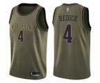 New Orleans Pelicans #4 JJ Redick Swingman Green Salute to Service Basketball Jersey