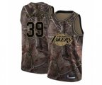 Los Angeles Lakers #39 Dwight Howard Swingman Camo Realtree Collection Basketball Jersey