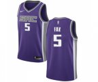 Sacramento Kings #5 De'Aaron Fox Swingman Purple Road NBA Jersey - Icon Edition
