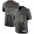 New Orleans Saints #86 John Phillips Gray Static Vapor Untouchable Limited NFL Jersey