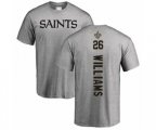 New Orleans Saints #26 P.J. Williams Ash Backer T-Shirt