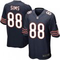 Chicago Bears #88 Dion Sims Game Navy Blue Team Color NFL Jersey