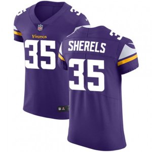 Minnesota Vikings #35 Marcus Sherels Purple Team Color Vapor Untouchable Elite Player NFL Jersey