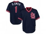 1994 St. Louis Cardinals #1 Ozzie Smith Replica Navy Blue Throwback MLB Jersey
