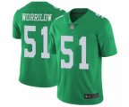 Philadelphia Eagles #51 Paul Worrilow Limited Green Rush Vapor Untouchable Football Jersey