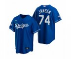 Los Angeles Dodgers Kenley Jansen Royal 2020 World Series Champions Replica Jersey