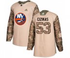 New York Islanders #53 Casey Cizikas Authentic Camo Veterans Day Practice NHL Jersey