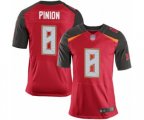 Tampa Bay Buccaneers #8 Bradley Pinion Elite Red Team Color Football Jersey