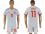 Spain #11 Vitolo Away Soccer Country Jersey