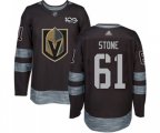 Vegas Golden Knights #61 Mark Stone Authentic Black 1917-2017 100th Anniversary Hockey Jersey