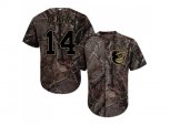 Baltimore Orioles #14 Craig Gentry Camo Realtree Collection Cool Base Stitched MLB Jersey