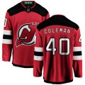 New Jersey Devils #40 Blake Coleman Fanatics Branded Red Home Breakaway NHL Jersey