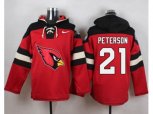 Arizona Cardinals #21 Patrick Peterson Red Player Pullover Hoodie