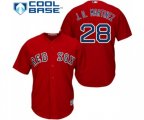 Boston Red Sox #28 J. D. Martinez Replica Red Alternate Home Cool Base Baseball Jersey