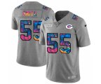 Green Bay Packers #55 Za'Darius Smith Men's Nike Multi-Color 2020 NFL Crucial Catch NFL Jersey Greyheather