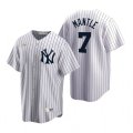 Nike New York Yankees #7 Mickey Mantle White Cooperstown Collection Home Stitched Baseball Jersey