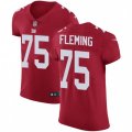 New York Giants #75 Cameron Fleming Red Alternate Stitched NFL New Elite Jersey