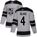 Los Angeles Kings #4 Rob Blake Premier Gray Alternate NHL Jersey