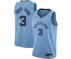 Memphis Grizzlies #3 Shareef Abdur-Rahim Authentic Blue Finished Basketball Jersey Statement Edition