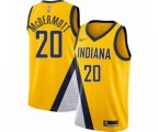 Indiana Pacers #20 Doug McDermott Authentic Gold Finished Basketball Jersey - Statement Edition