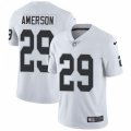 Oakland Raiders #29 David Amerson White Vapor Untouchable Limited Player NFL Jersey