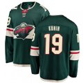 Minnesota Wild #19 Luke Kunin Authentic Green Home Fanatics Branded Breakaway NHL Jersey