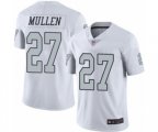 Oakland Raiders #27 Trayvon Mullen Limited White Rush Vapor Untouchable Football Jersey