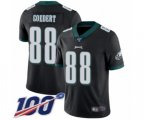 Philadelphia Eagles #88 Dallas Goedert Black Alternate Vapor Untouchable Limited Player 100th Season Football Jersey