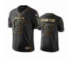 Tampa Bay Buccaneers #87 Rob Gronkowski Black Golden Edition Vapor Limited Jersey