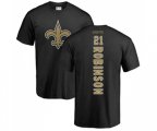 New Orleans Saints #21 Patrick Robinson Black Backer T-Shirt
