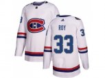 Montreal Canadiens #33 Patrick Roy White Authentic 2017 100 Classic Stitched NHL Jersey