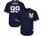 New York Yankees #99 Aaron Judge Replica Navy Blue Alternate Baseball Jersey