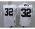 Oakland Raiders #32 Jack Tatum White Throwback Jersey