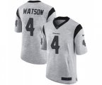 Houston Texans #4 Deshaun Watson Limited Gray Gridiron II Football Jersey