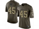 Pittsburgh Steelers #45 Roosevelt Nix Limited Green Salute to Service NFL Jersey