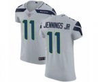 Seattle Seahawks #11 Gary Jennings Jr. Grey Alternate Vapor Untouchable Elite Player Football Jersey