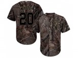 Kansas City Royals #20 Frank White Camo Realtree Collection Cool Base Stitched MLB Jersey