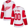 Detroit Red Wings Custom Adidas White Authentic Jersey