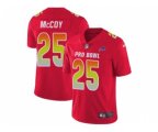 Buffalo Bills #25 LeSean McCoy Red Stitched NFL Limited AFC 2018 Pro Bowl Jersey