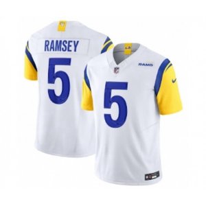 Los Angeles Rams #5 Jalen Ramsey White 2023 F.U.S.E. Vapor Untouchable Limited Football Stitched Jersey