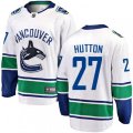 Vancouver Canucks #27 Ben Hutton Fanatics Branded White Away Breakaway NHL Jersey