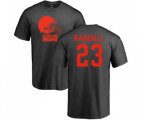 Cleveland Browns #23 Damarious Randall Ash One Color T-Shirt